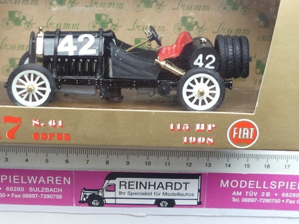 1/43 Brumm S. 61 15 HP corsa 1908 #42 r17