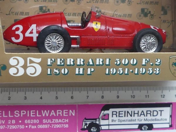 1/43 Brumm Ferrari 300 F. 2 180 HP #34 r35
