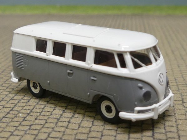 1/87 Brekina # 0720 VW T1 Camper / Klappe weiß/grau Export USA