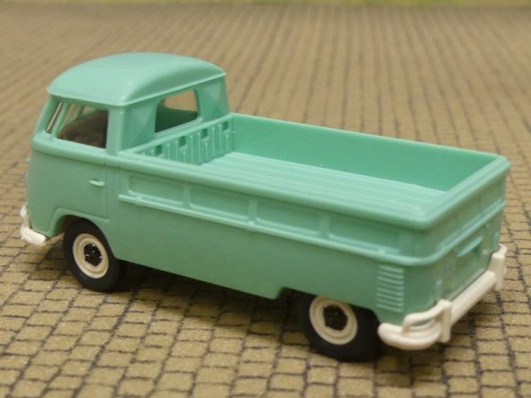 1/87 Brekina # 0725 VW T1 b Pritsche mintgrün Export USA