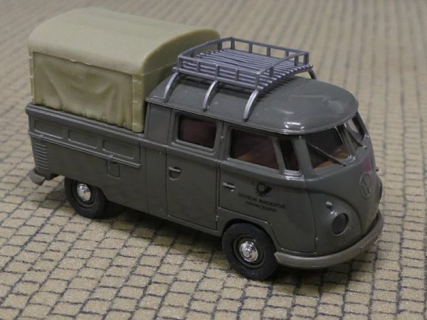 1/87 Brekina # 0729 VW T1 b Doka DBP Bautrupp