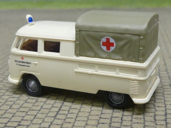 1/87 Brekina # 0765 VW T1 b Doka DRK Ludwigshafen