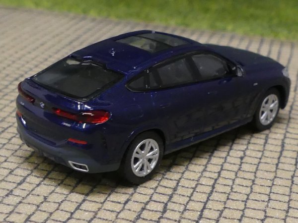 1/87 Minichamps BMW X6 2020 blue metallic 870 020521