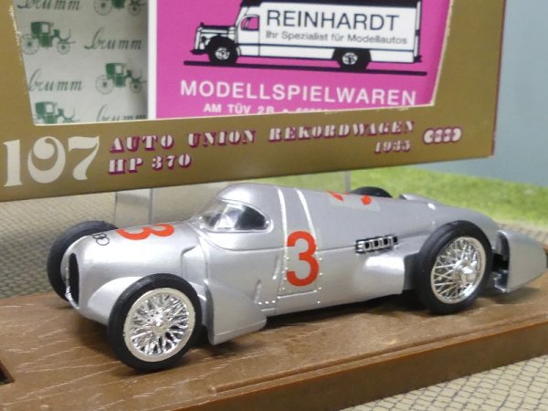 1/43 Brumm Auto Union Rekordwagen HP 370 1935 #3 r107