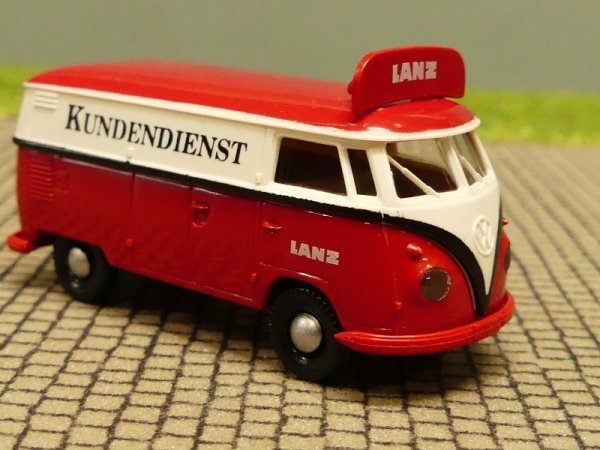 1/87 Brekina # 0307 VW T1 b Lanz Kundendienst mit Dachschild Kasten