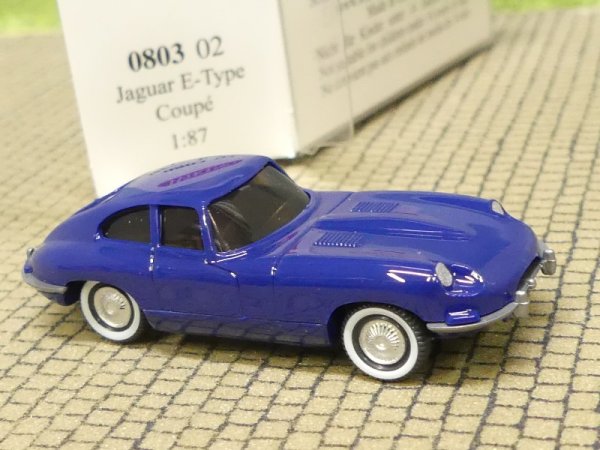 1/87 Wiking Jaguar E-Type Coupe dunkelblau 0803 02