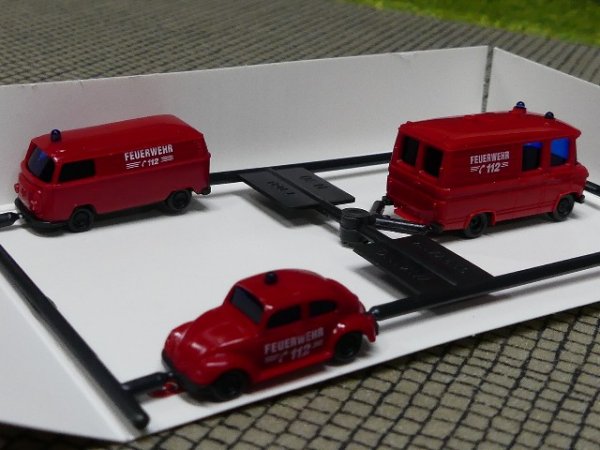 1/160 Wiking N Spur VW + MB Feuerwehr 0934 49