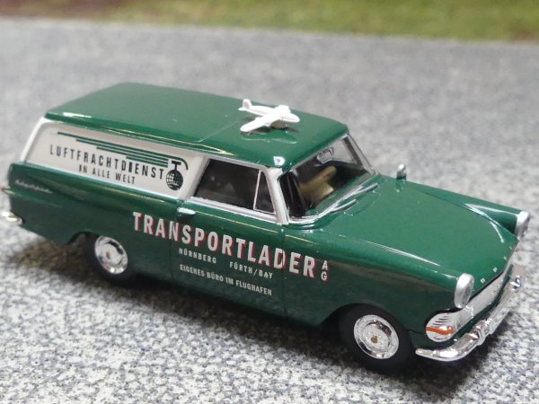 1/87 Brekina Opel Rekord P2 CaravanTransportlader Nürnberg 20161
