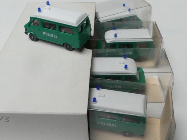 1/87 Wiking Händlerpackung MB 207 Polizei 5 Modelle 108