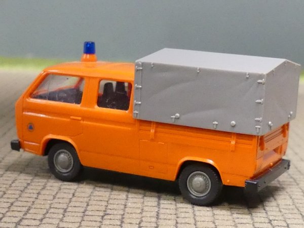 1/87 Roco VW T3 DoKa Katastrophenschutz orange in Faltbox
