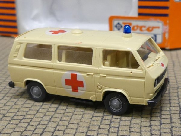 1/87 Roco VW T3 Rotes Kreuz Ambulanz Bus 456
