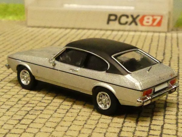 1/87 PCX Ford Capri MK II silber/matt-schwarz 870068