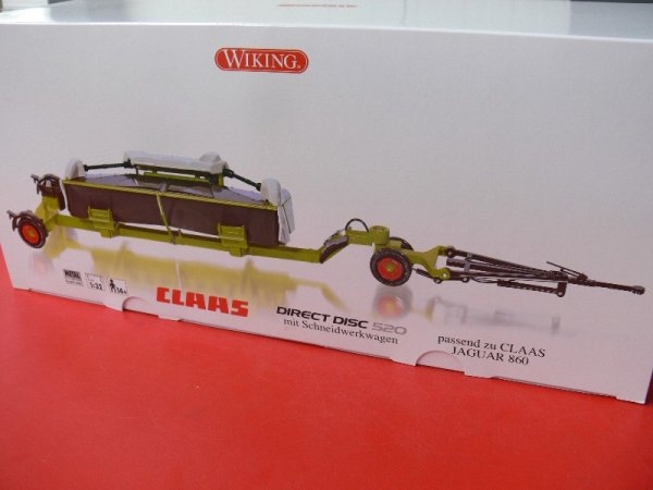 1/32 Wiking Claas Direct Disc 520 mit Schneidwerkwagen 0778 25