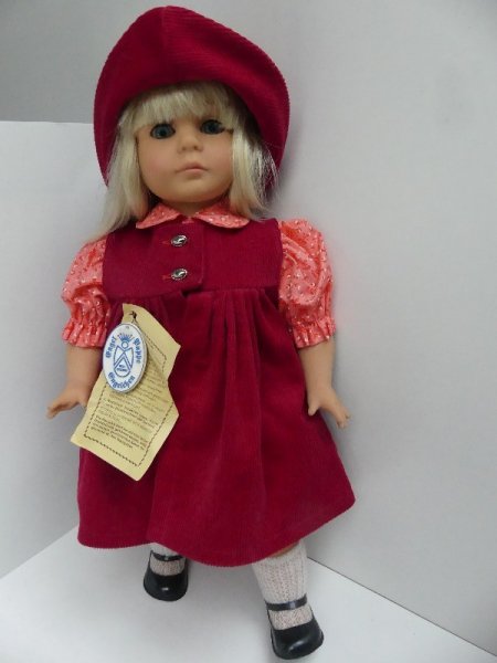 Engel Puppe ca. 44cm Vinyl Kopf Made in Germany