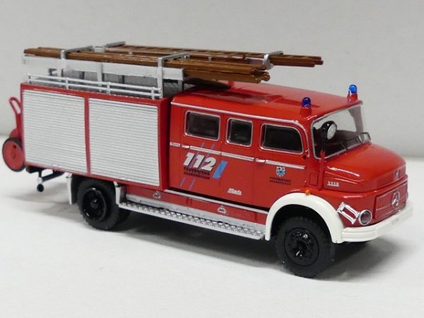 1/87 Brekina MB LAF 1113 LF 16 Feuerwehr Saarbrücken Sondermodell Reinhardt