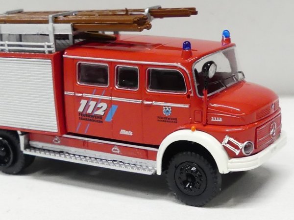 1/87 Brekina MB LAF 1113 LF 16 Feuerwehr Saarbrücken Sondermodell Reinhardt