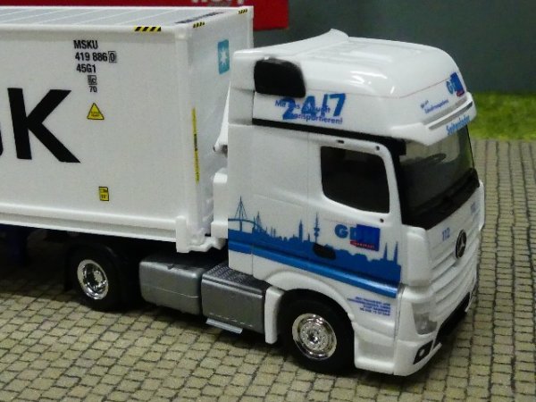 1/87 Herpa MB Actros GS GDH Seitenlader-Sattelzug 313384