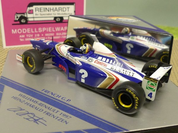 1/43 Onyx Williams Renault 1997 French GP Heinz-Harald Frentzen