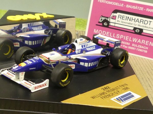 1/43 Onyx Williams Renault FW18 French GP 1996