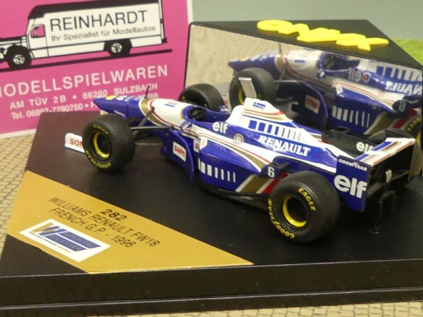 1/43 Onyx Williams Renault FW18 French GP 1996