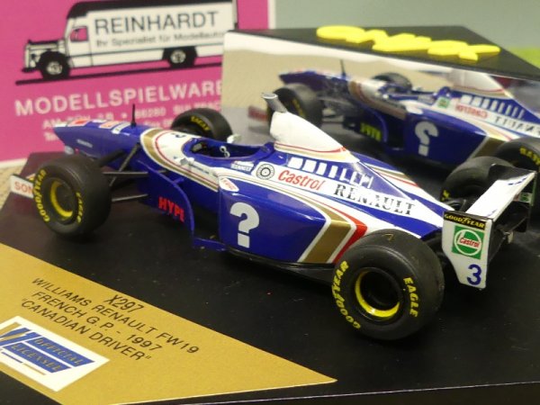 1/43 Onyx Williams Renault FW19 #3 French GP Canadian Driver 1997