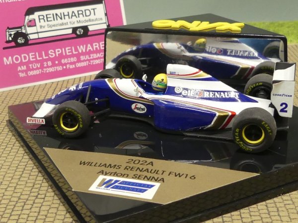 1/43 Onyx Williams Renault FW16 #2 Ayrton SENNA 202A