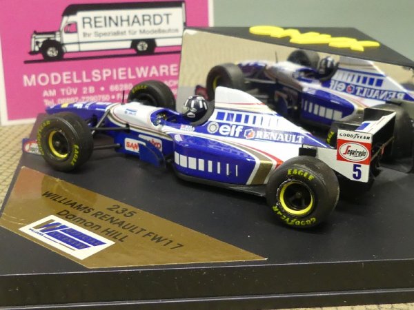 1/43 Onyx Williams Renault FW17 #5 Damon HILL 235
