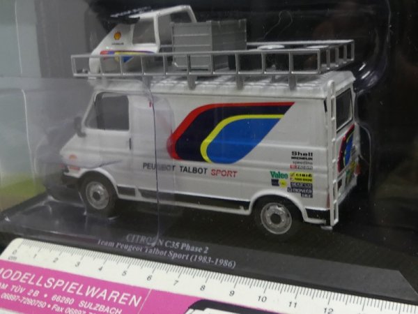 1/43 Citroen C35 Phase 2 Team Peugeot Talbot Sport Rallye Service Peugeot