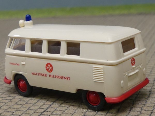 1/87 Brekina # 0714 VW T1 b Malteser Hilfsdienst Kirchheim Teck