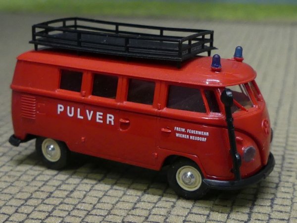 1/87 Brekina # 0730 VW T1 b Feuerwehr Wien Neudorf PULVER