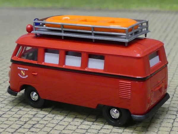 1/87 Brekina # 0741 VW T1 b Feuerwehr Karlsruhe Wasserrettung