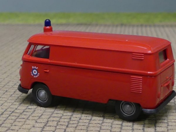 1/87 Brekina # 0751 VW T1 b RAF Royal Fire Service Kasten
