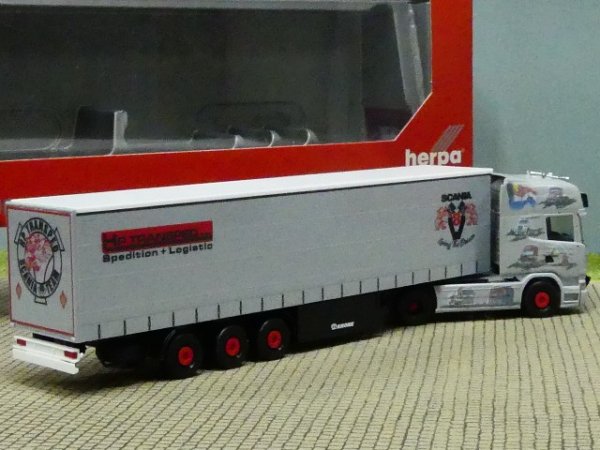 1/87 Herpa Scania R13 TL HP Transped SONDERPREIS Ga.PlanenSattelzug 313483