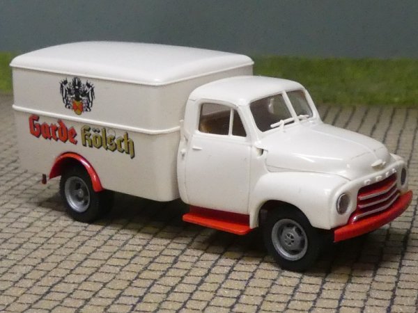 1/87 Brekina Opel Blitz Garde Kölsch Koffer