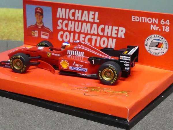 1/64 Minichamps Ferrari F 310 #1 Schumacher Ed.18/510 966401