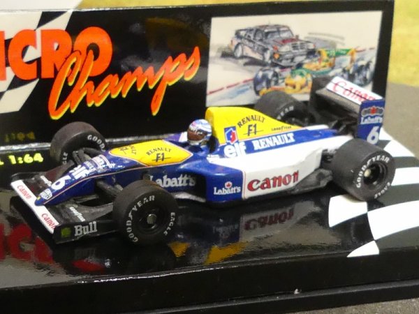 1/64 Microchamps Williams #6 Patrese MCH651303