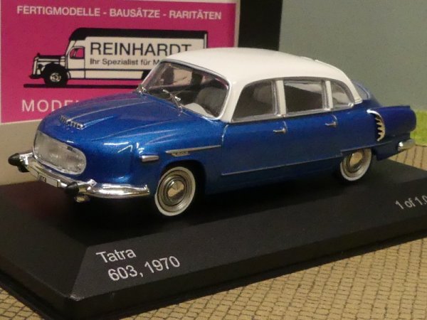 1/43 White Box TATRA 603 blau/weiss metallic WB152