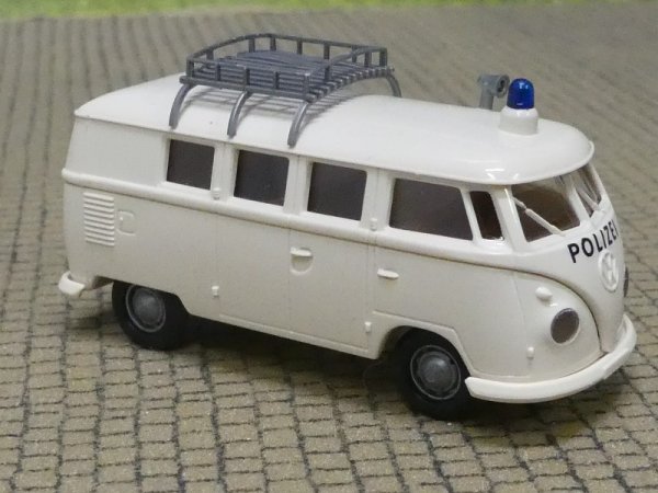 1/87 Brekina # 0649 VW T1b Polizei mit Dachträger, Bus