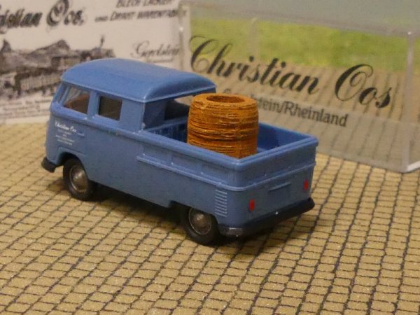 1/87 Brekina # 2364D VW T1 Christian Oos Drahtwarenwerk, Pritsche+Drahtrollen