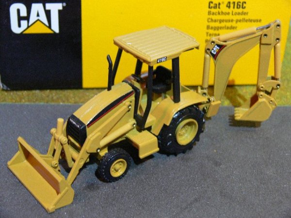 1/50 NZG 434 Caterpillar Cat 416C Baggerlader