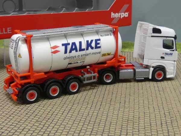 1/87 Herpa Actros Bigspace `18 Swapcontainer-SZ Talke 316002