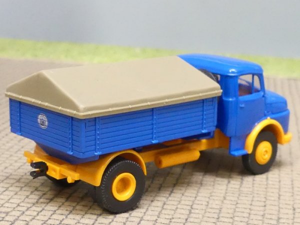 1/87 Brekina MB 322 Zugmaschine mit Ballastpritsche im Auftrag der DB