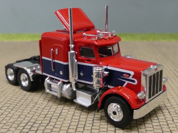 1/87 Brekina Peterbilt 359 rot/dunkelblau 85704
