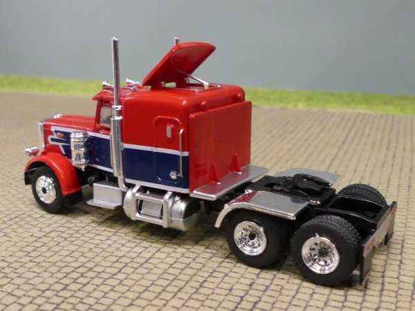 1/87 Brekina Peterbilt 359 rot/dunkelblau 85704