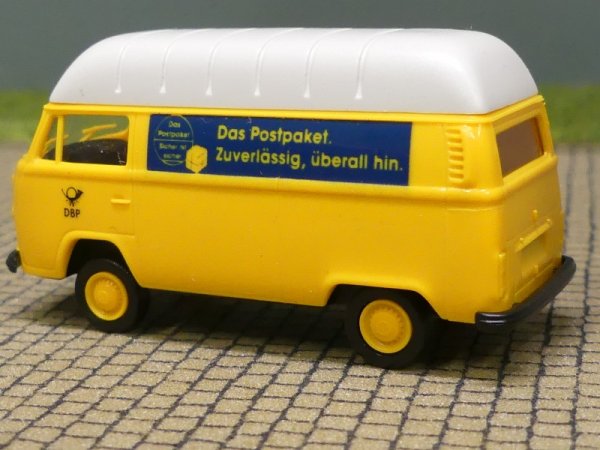 1/87 Brekina VW T2 DBP Das Postpaket Hochdach Kasten
