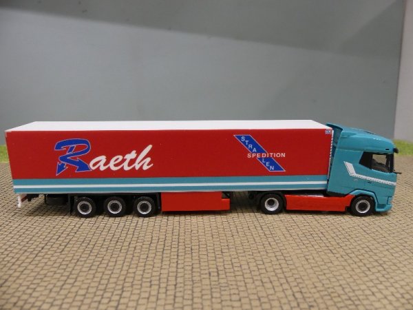 1/87 Herpa DAF XG Kühlkoffer-Sattelzug Raeth 316620