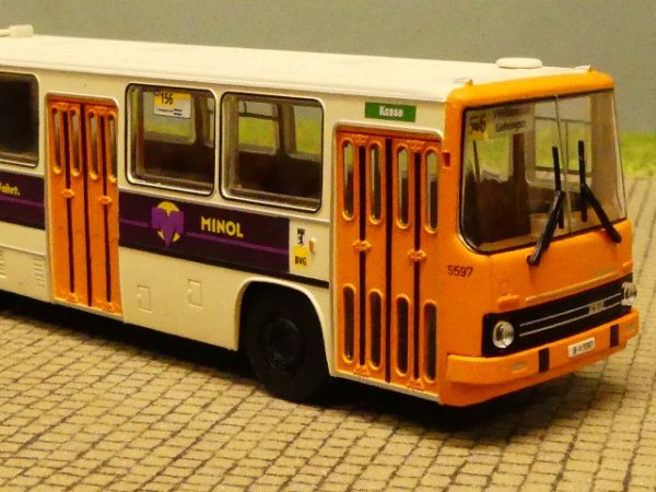 1/87 Brekina Ikarus 280 BVG Minol 95994B Sondermodell Reinhardt