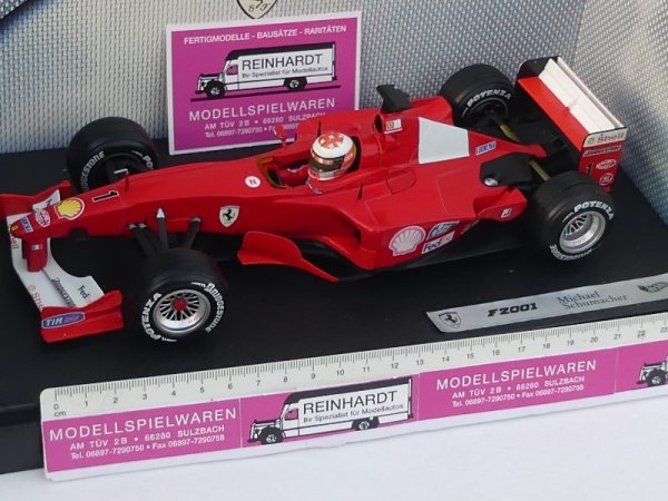 1/18 Hot Wheels Ferrari F1 2001 Michael Schumacher