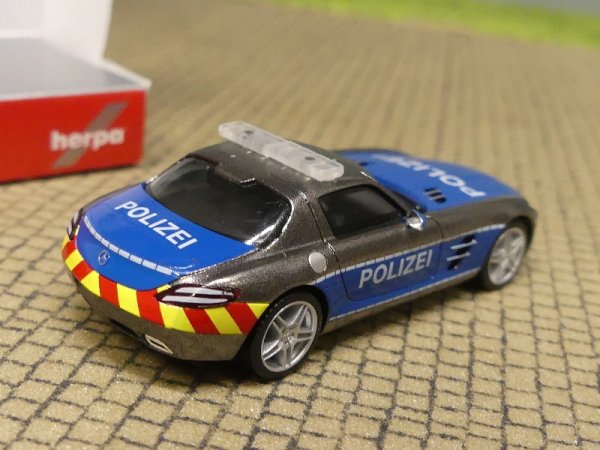 1/87 Herpa MB SLS AMG Polizei Showcar 096515