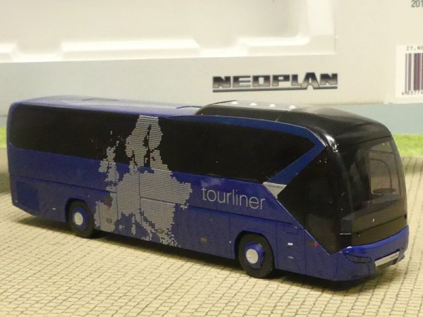 1/87 Rietze Neoplan Tourliner, Europa 2019 dunkelblau